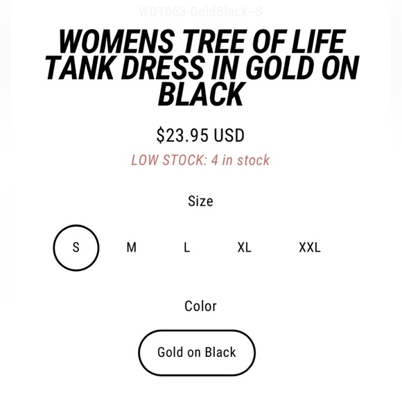 Sure Design Tree of Life Tank Dress - Picture 6 of 7